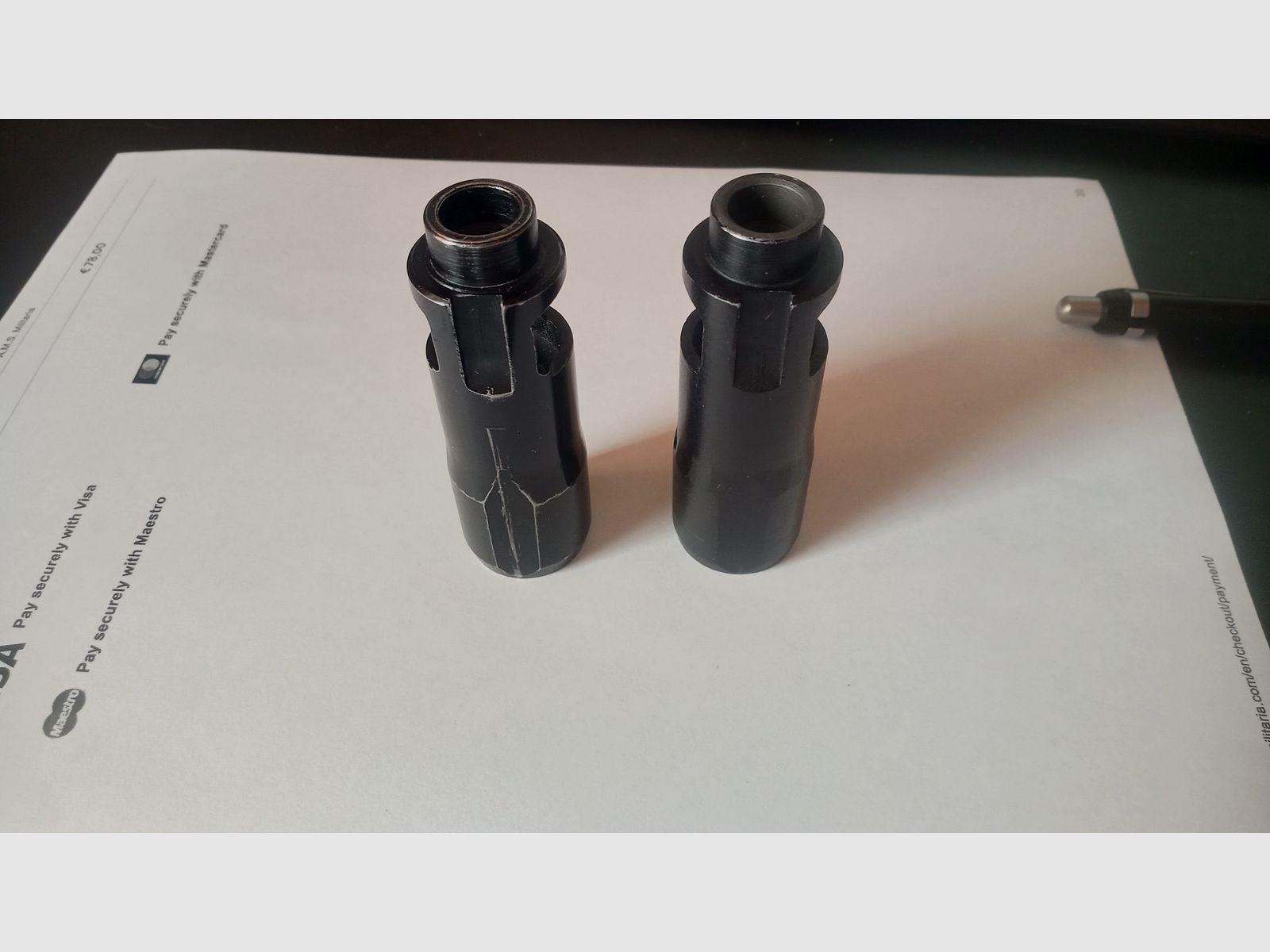 Tauchangebot: Original Izhmash AK-74 Flash Hider 7,62 y 5,45/.223 para Arsenal Flash Hider // rusa Kalashnikov 24x1,5 mm rosca derecha freno de boca supresor de fuego de boca