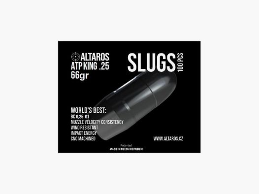Śrut slug ALTAROS ATP KING 6,35 mm .25 / 66 grain 4,3g.