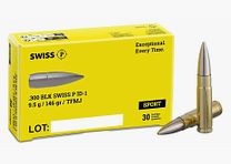 SWISS P .300 AAC Blackout TFMJ ID-1 146grs / 9,5g