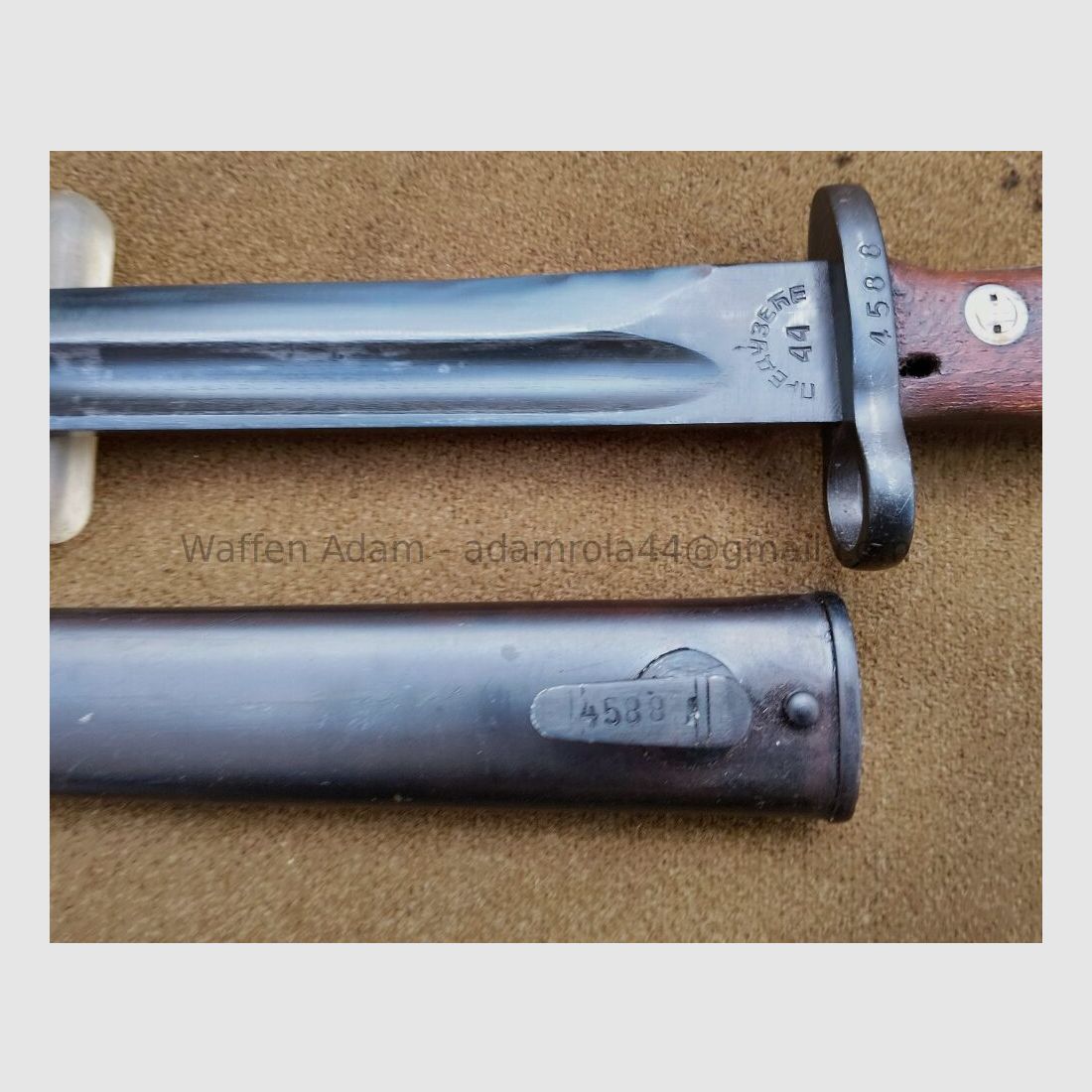 Bajonett Mauser 98 Jugo- Preduzece 44 nummerngleich