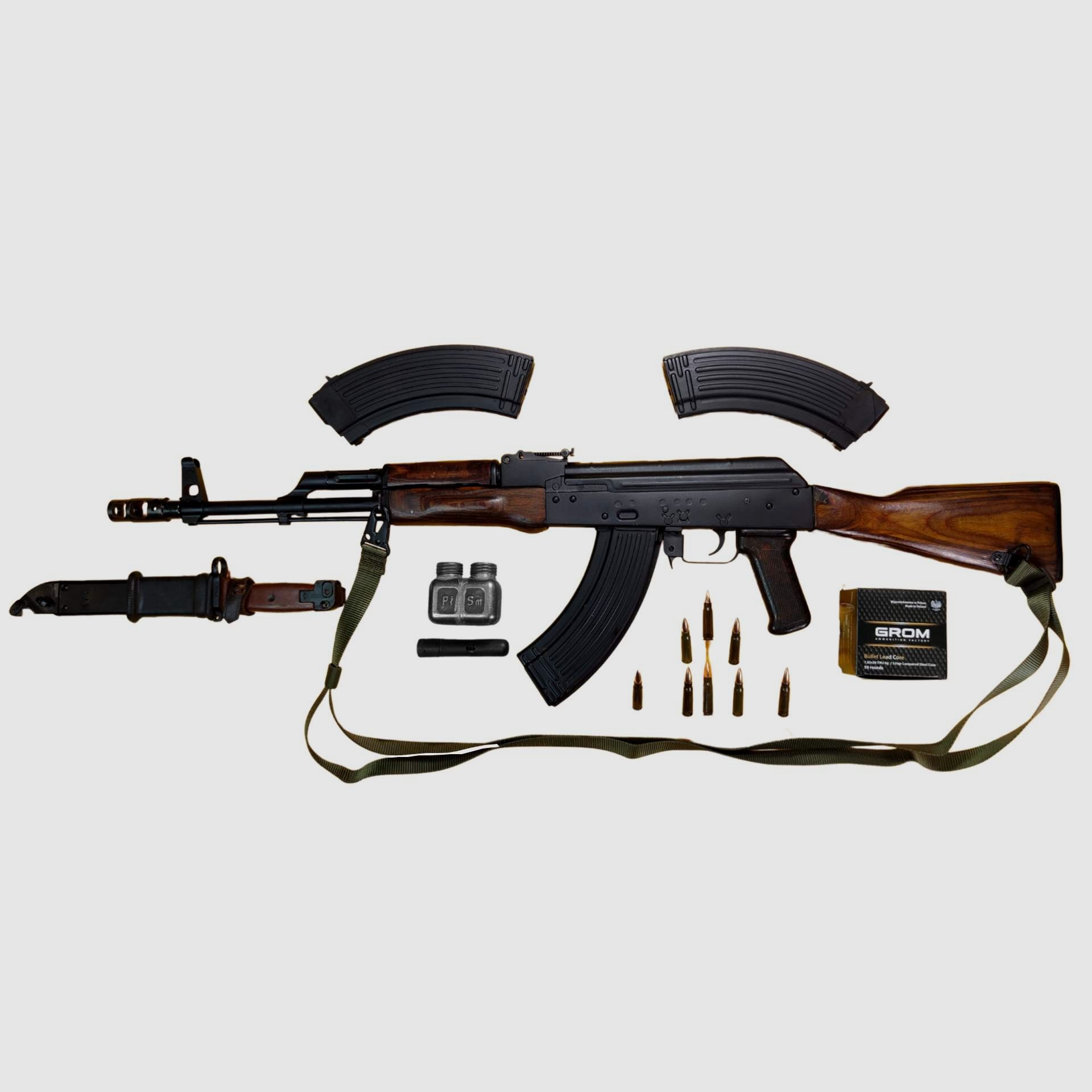 Carabina AKM cal. 7,62×39 mm Radomski „murzynek” in set, immagine 1 di 4