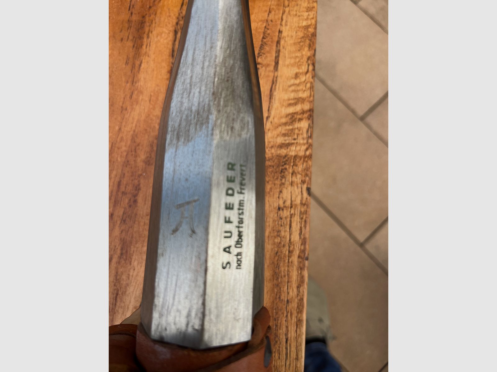 Original Puma Saufeder Oberforstmeister Walter Frevert Solingen