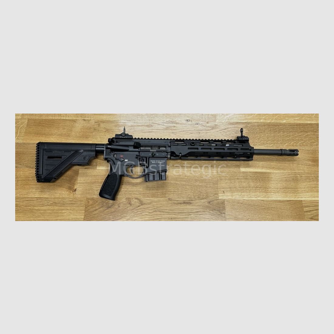 Heckler & Koch MR223 A3 Slim-Line 14,5" Lauf - halbautom. Büchse .223Rem Das zivile H&K 416 - mit Original H&K QD End-Plate (doppelt neu verstemmt, siehe Foto)