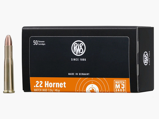 RWS Match Jagd Kal. 22 Hornet - 3,0g / 46gr