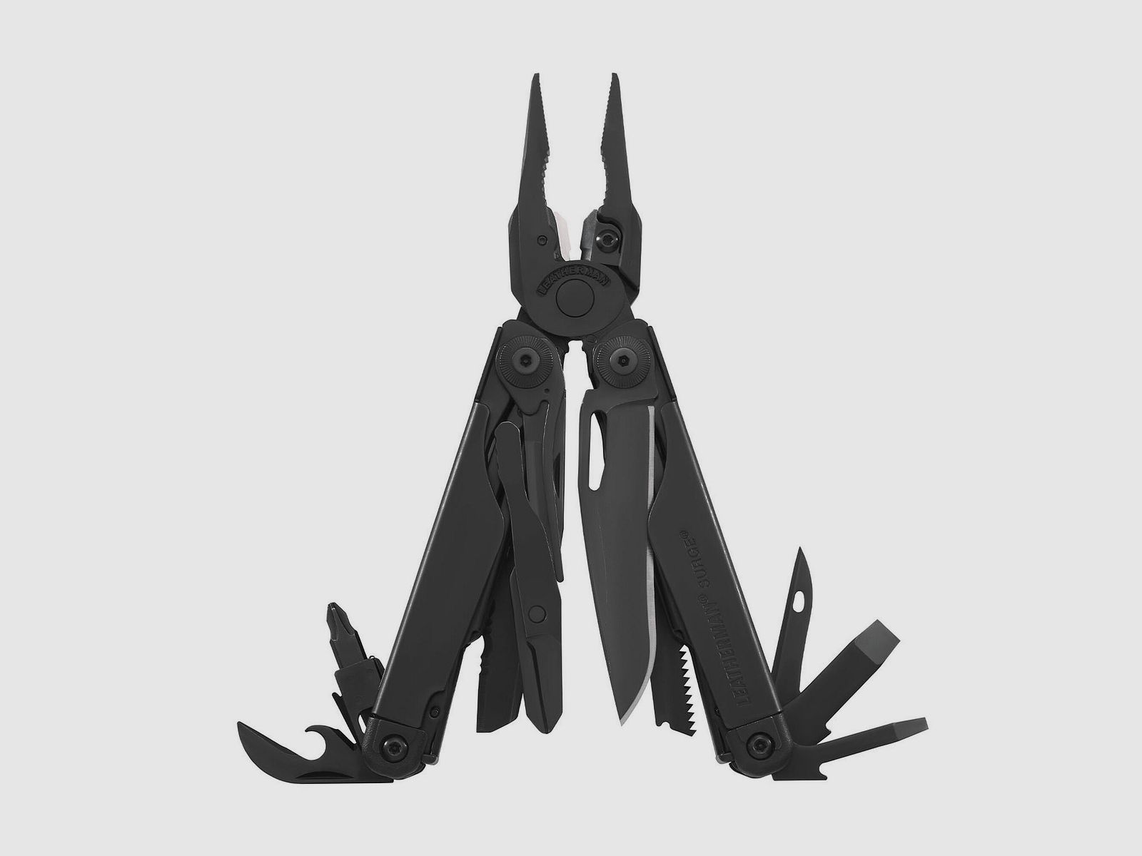 Leatherman SURGE Black, Nylon Holster mit Tasche, L