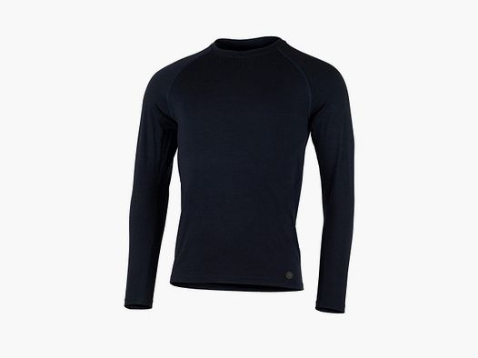Lasting Merinoshirt LS Herren Modell Atar - Dunkelblau