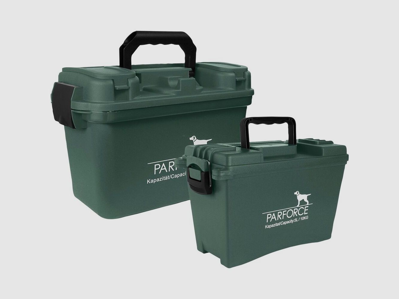Parforce Transport- und Munitionsbox - 2er-Set Farbe Oliv