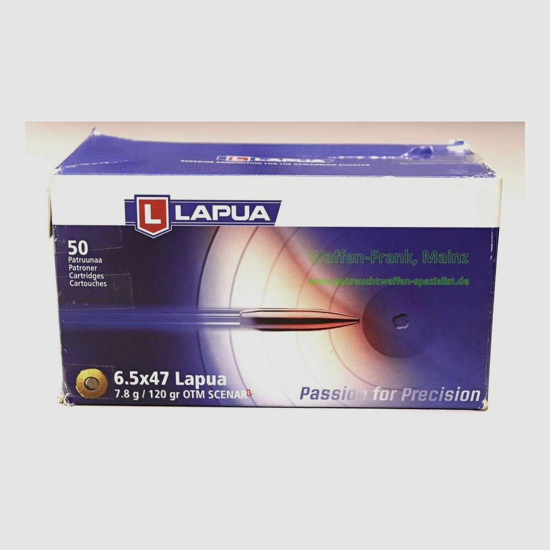 Lapua / Finlande cartouches de fusil 6,5x47Lapua