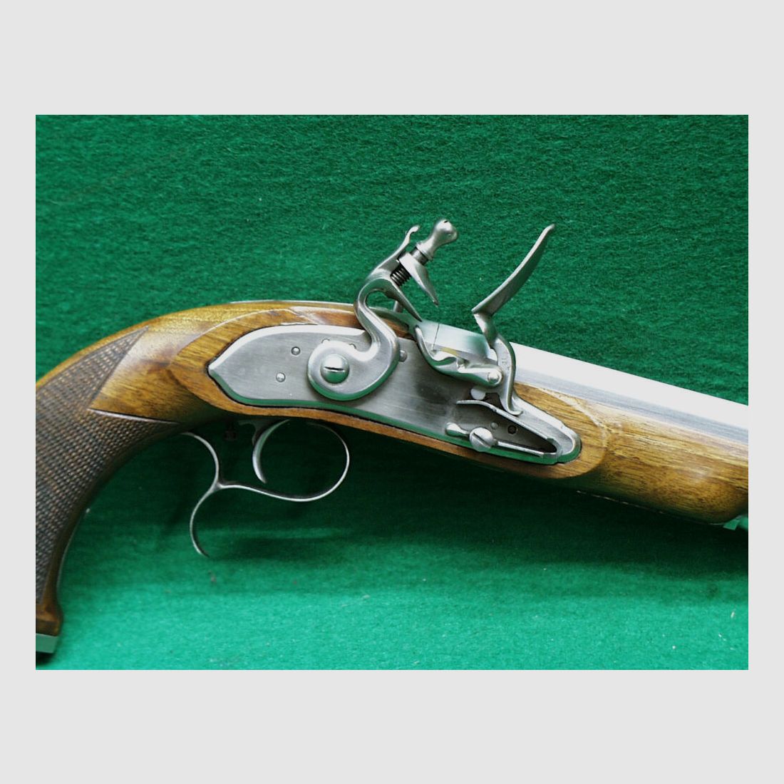 Artax	 Boutet Steinschloßpistole, Kal.45 glatt, steel finish