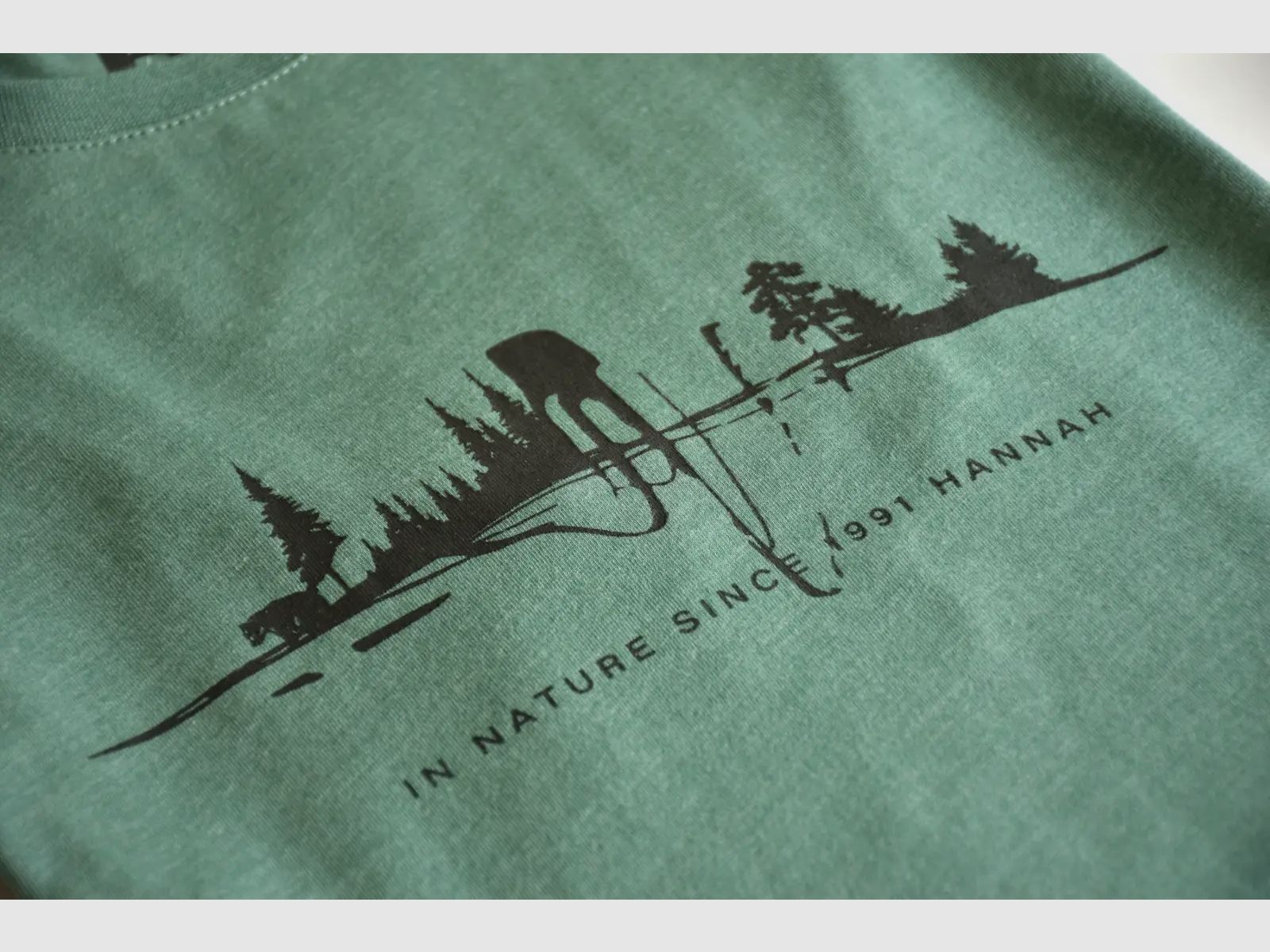 Hannah T-Shirt Grem Green Mel