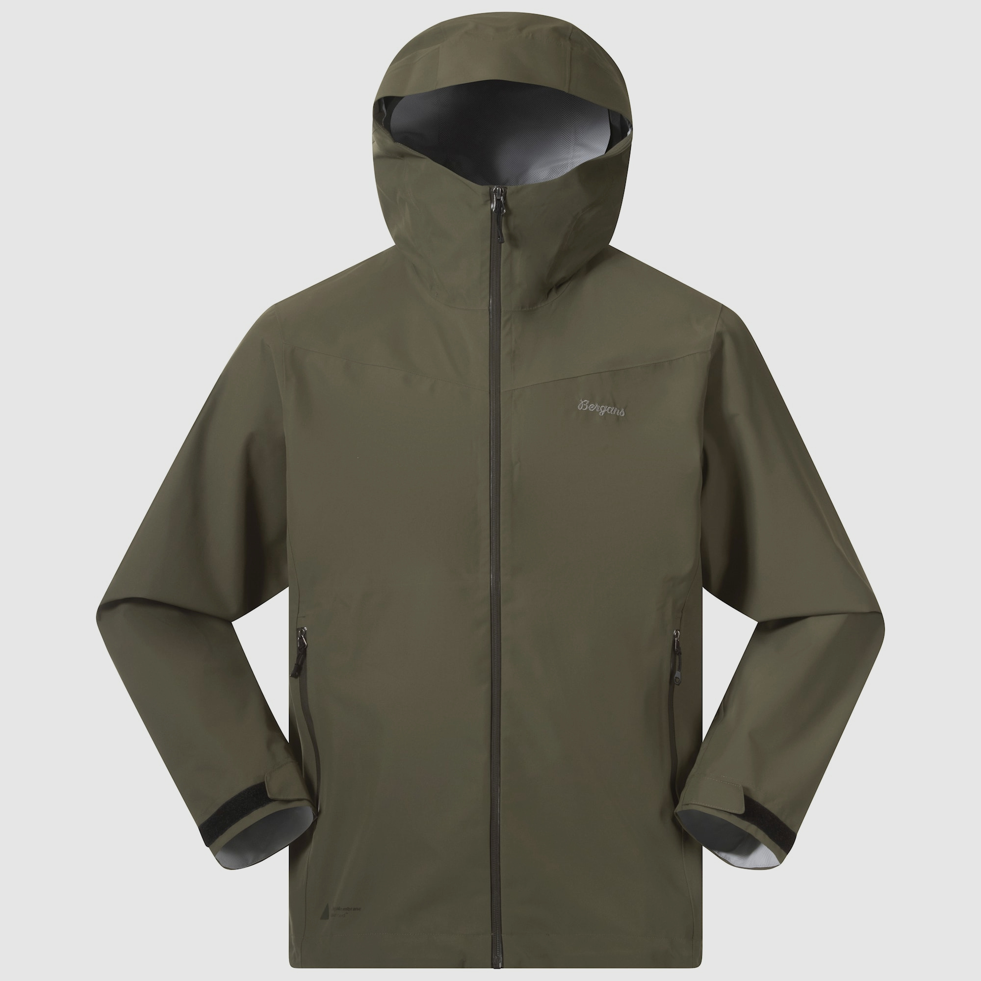 Bergans Essentials 2.5L Shell Jacket Men Dark Green Mud L