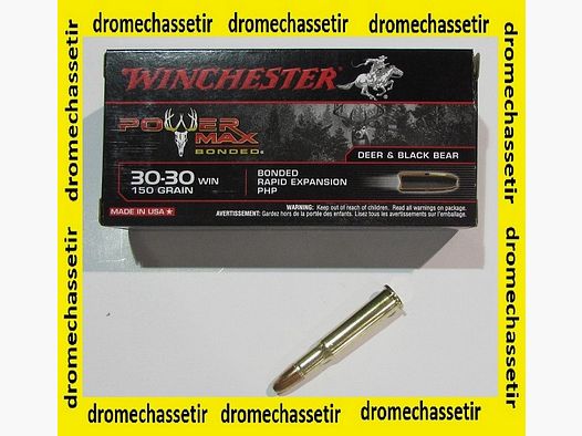 1 pudełko 20 nabojów 30-30 Winchester Power Max Bonded 150 grains