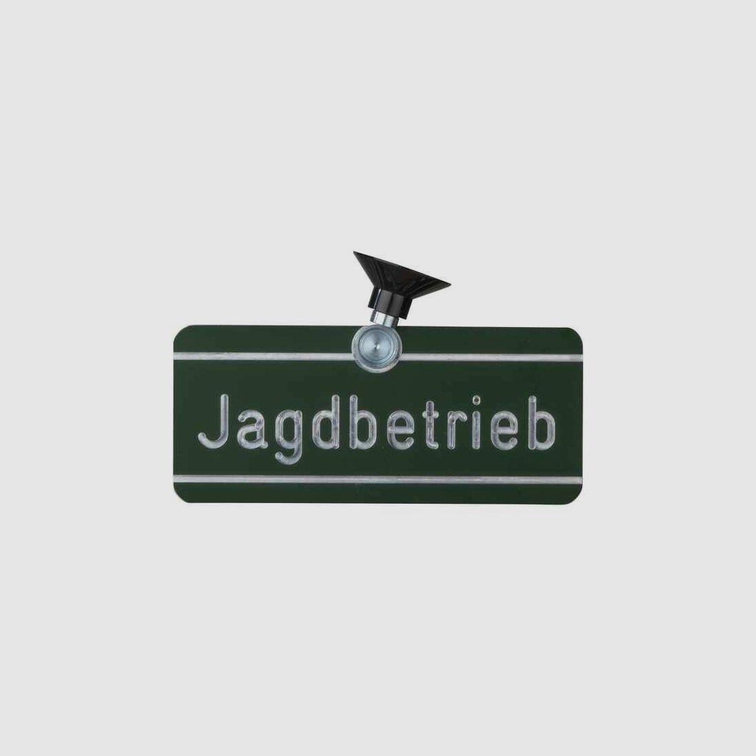 Autoschild 'Jagdbetrieb' mit Magnet-Saugnapf