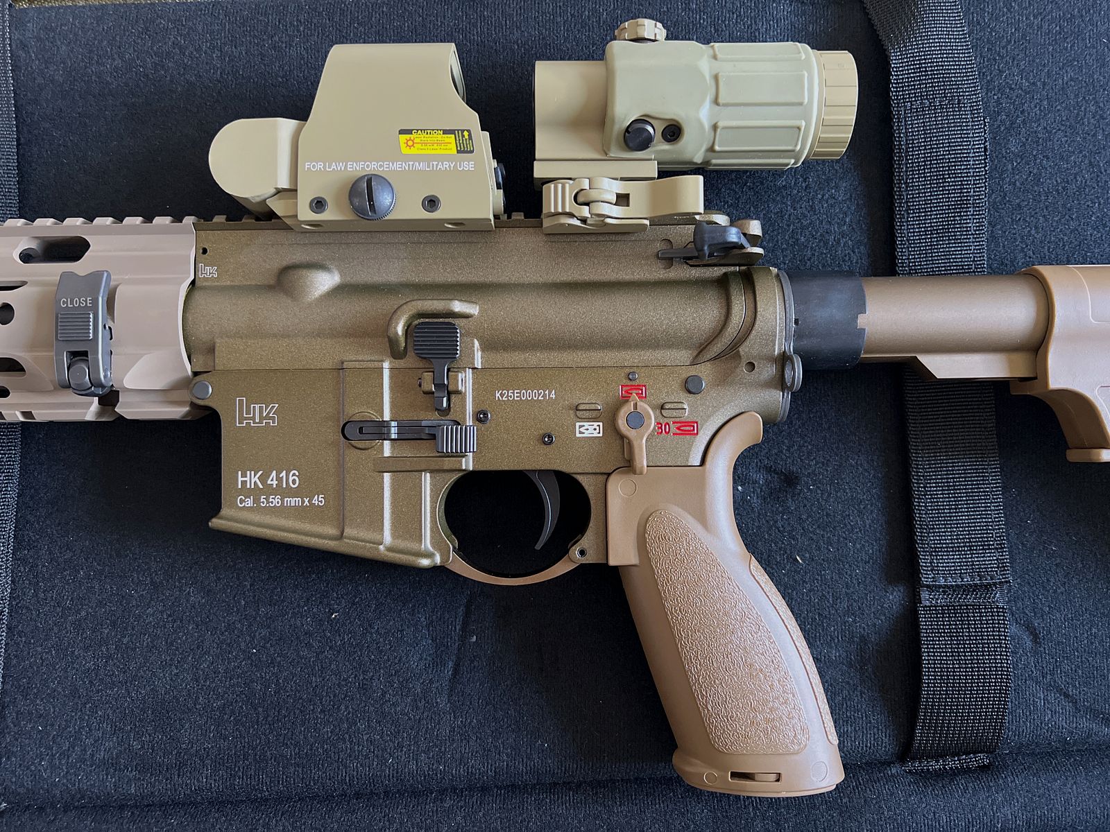 VFC HK416 A5 GBBR Airsoft met accessoires