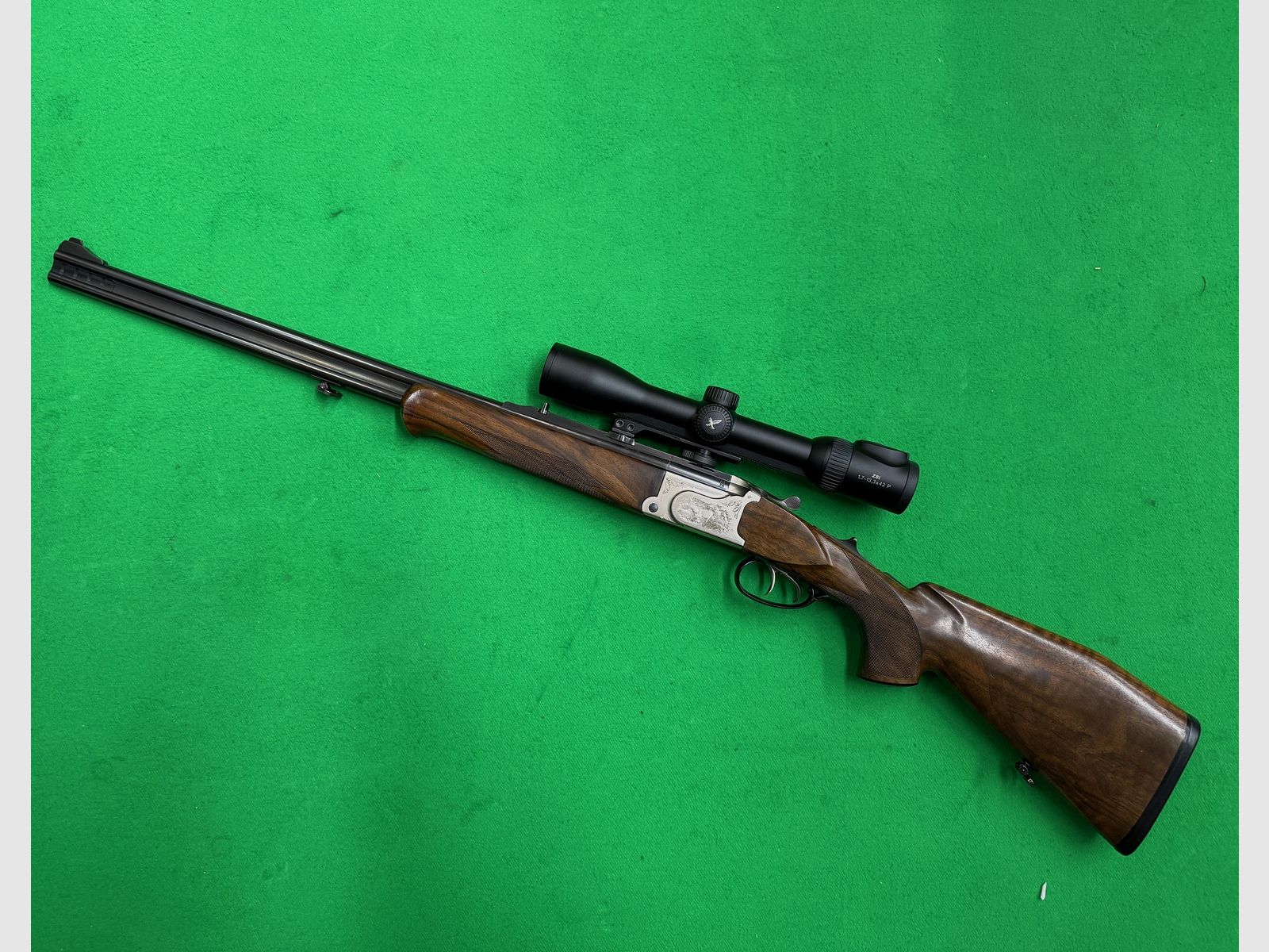 Krieghoff Ultra Bockdoppelbüchse 9,3x74R Linksausführung inkl. Swarovski Z8i 1,7-13,3x42 P SR