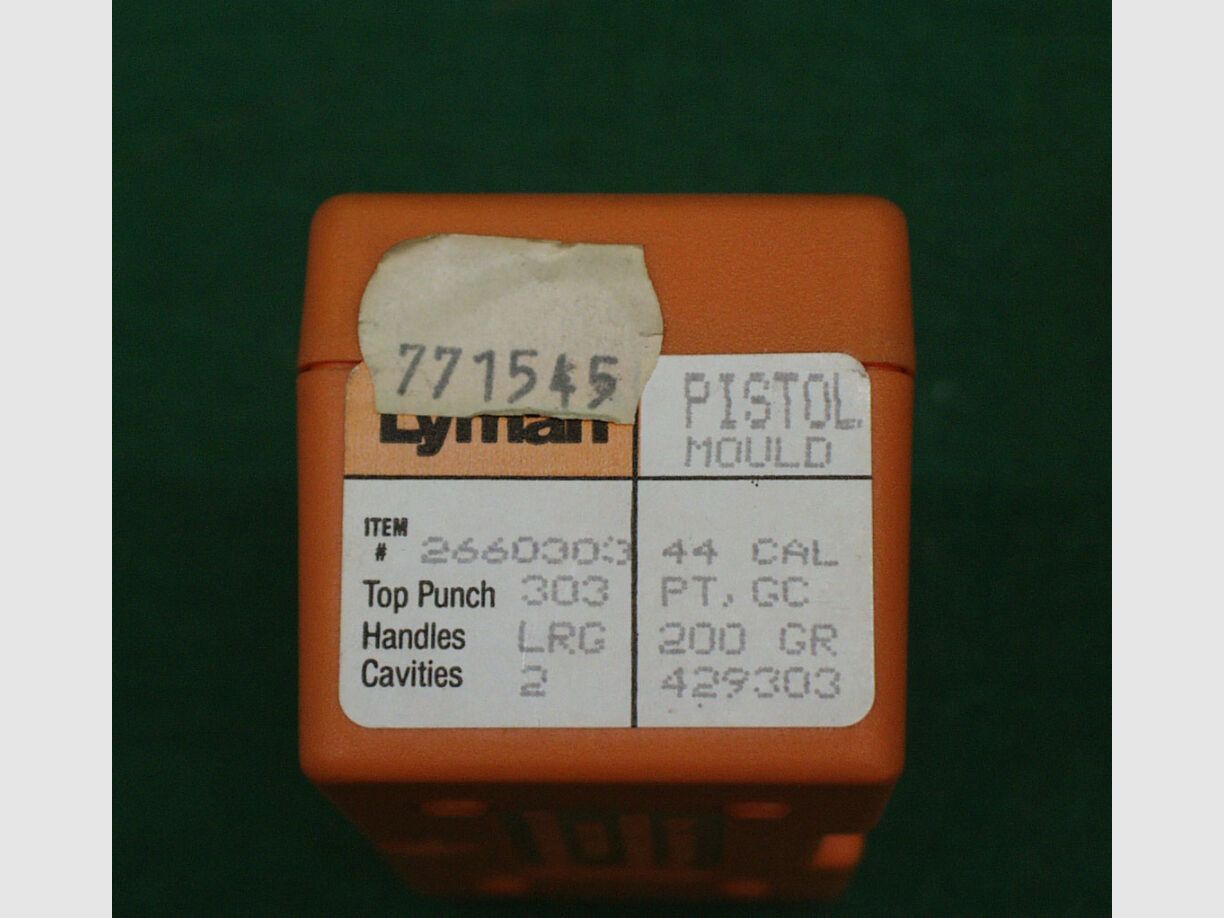 Lyman	 Kokille Kal.44