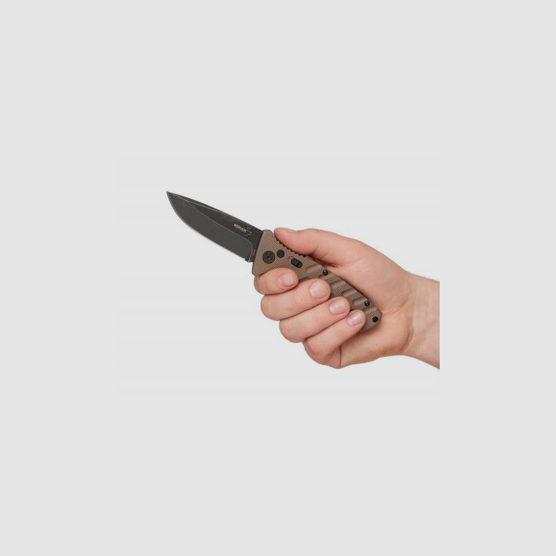 Böker Plus Strike Droppoint Coyote Taschenmesser