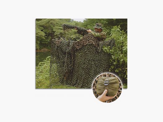 ROTES CAMOUFLAGE GRÜN 3 x 1,4 m CAMOSYSTEM