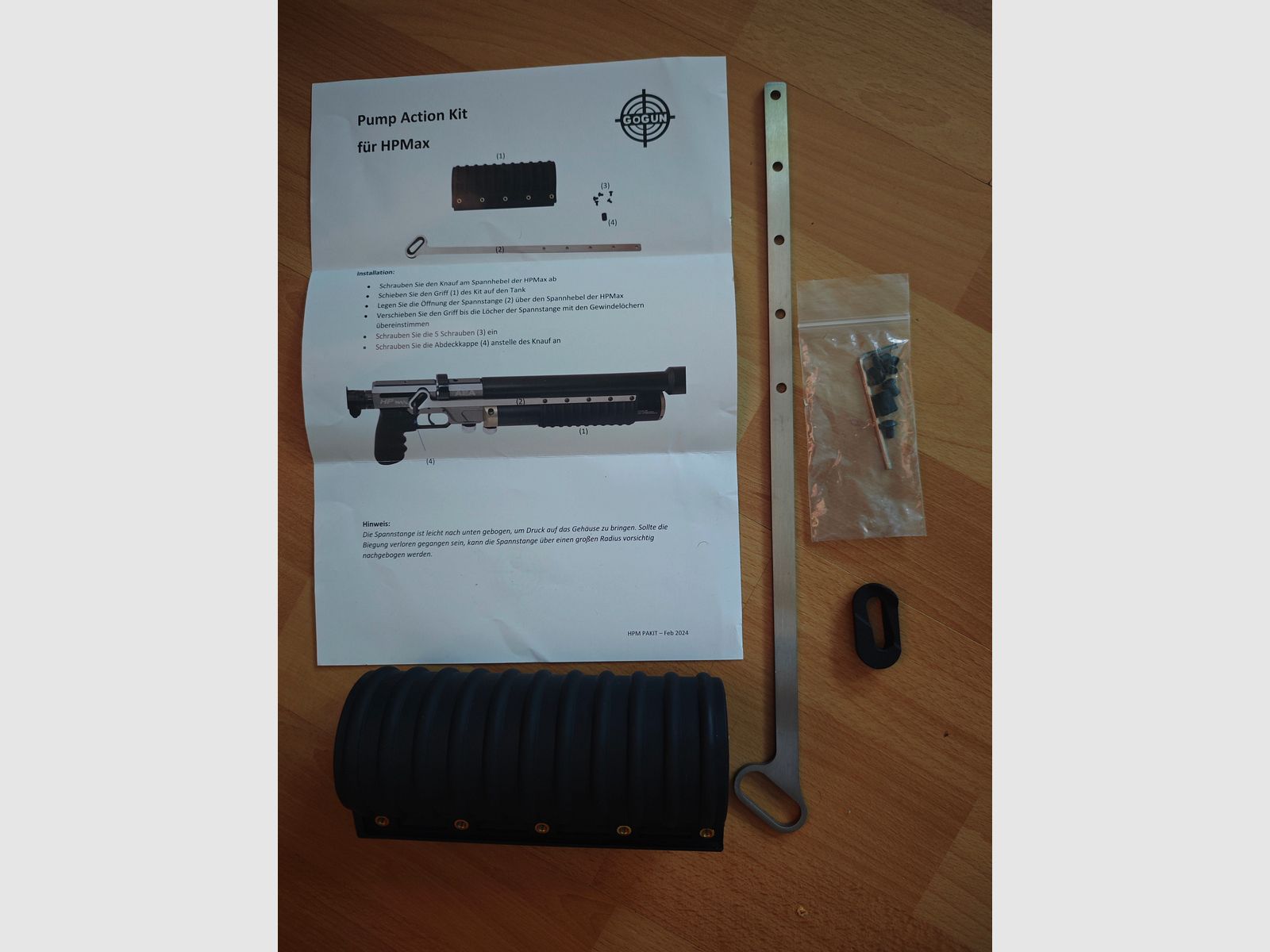 Zestaw akcji pompowej HPMAX MI1 Gogun