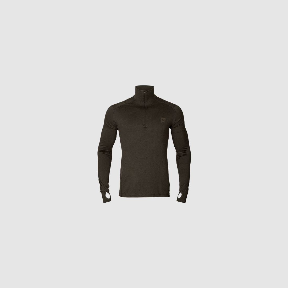 Härkila Base All Season Half-Zip Undershirt Men Shadow Brown 3XL