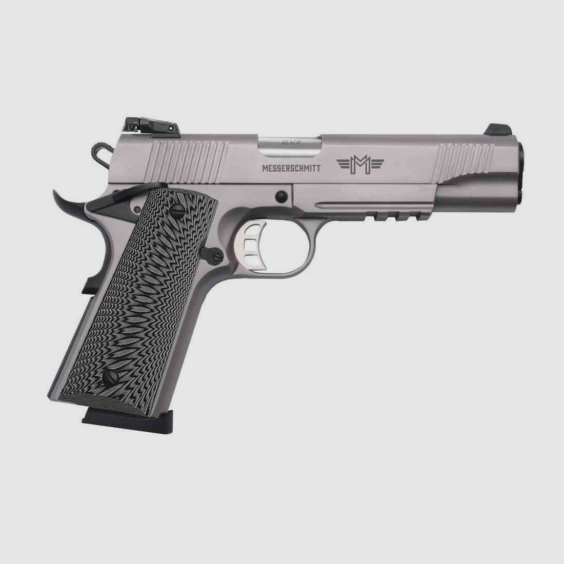 MESSERSCHMITT ME 1911 5'' 9mm Luger Argento, immagine 2 di 2