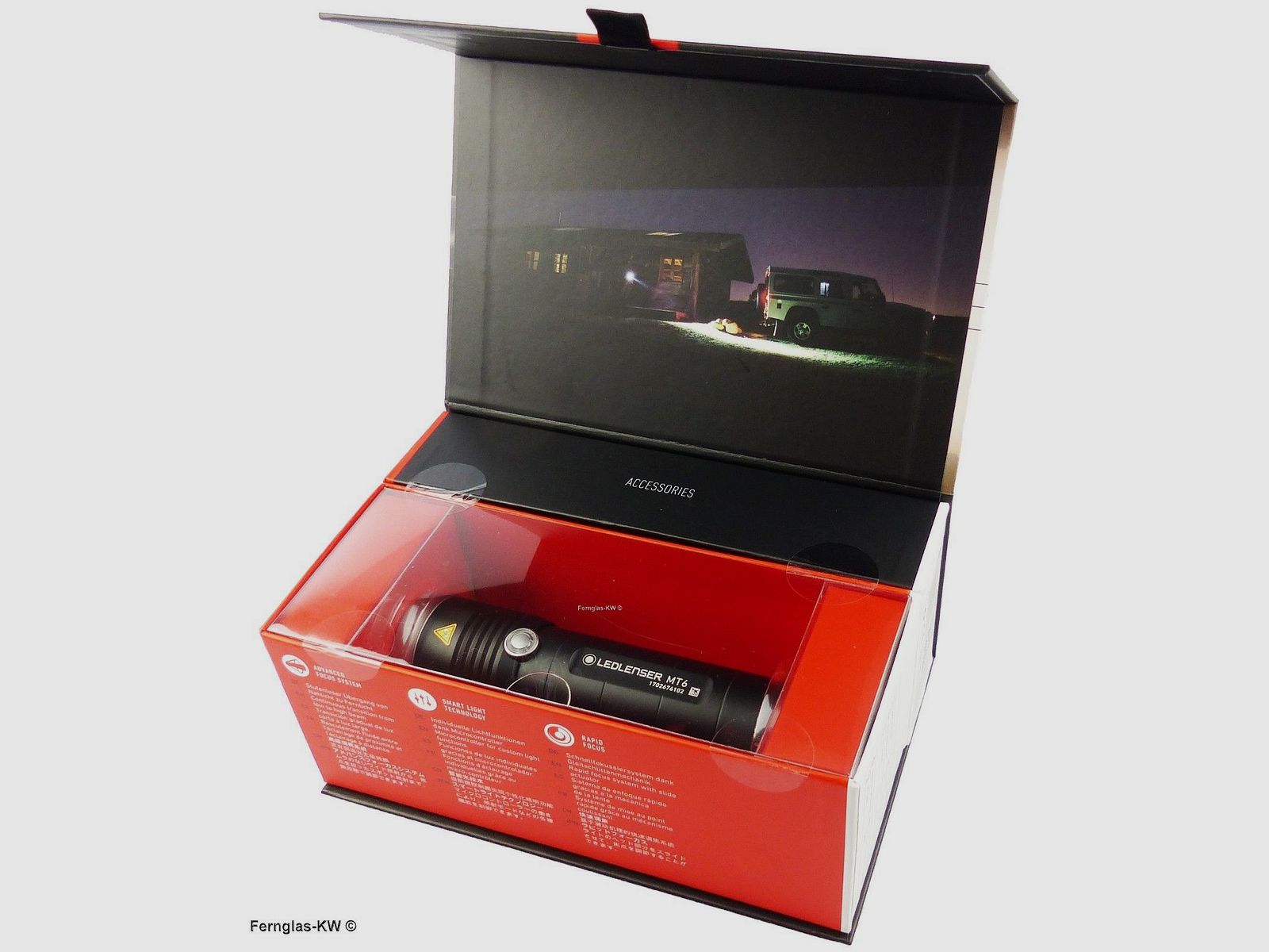 Ledlenser 500845 Geschenk Box LED Taschenlampe MT6 Leuchtkraft 600 Lumen
