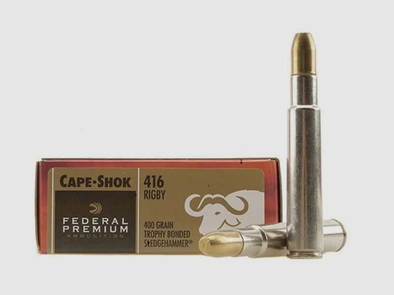 Büchsenpatronen Federal Premium  Trophy Bonded Sledgehammer 416 Rigby 400gr. !!!