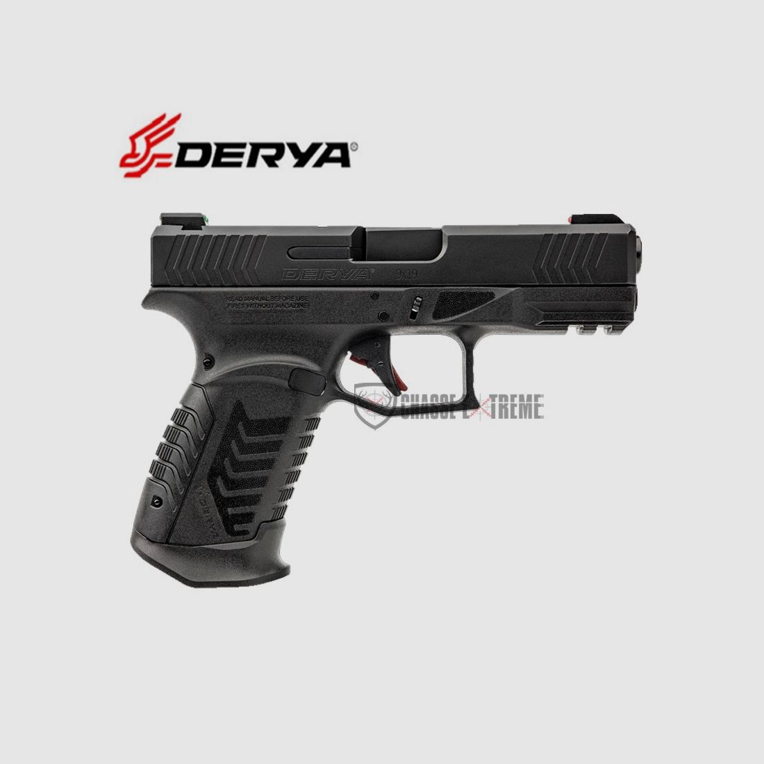 Pistolet DERYA DY9 z Optic Ready Kal 9x19 Czarny
