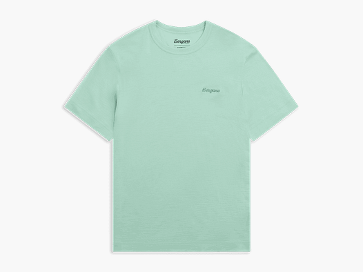 Bergans Logo Merino Tee Women Mint Crush M