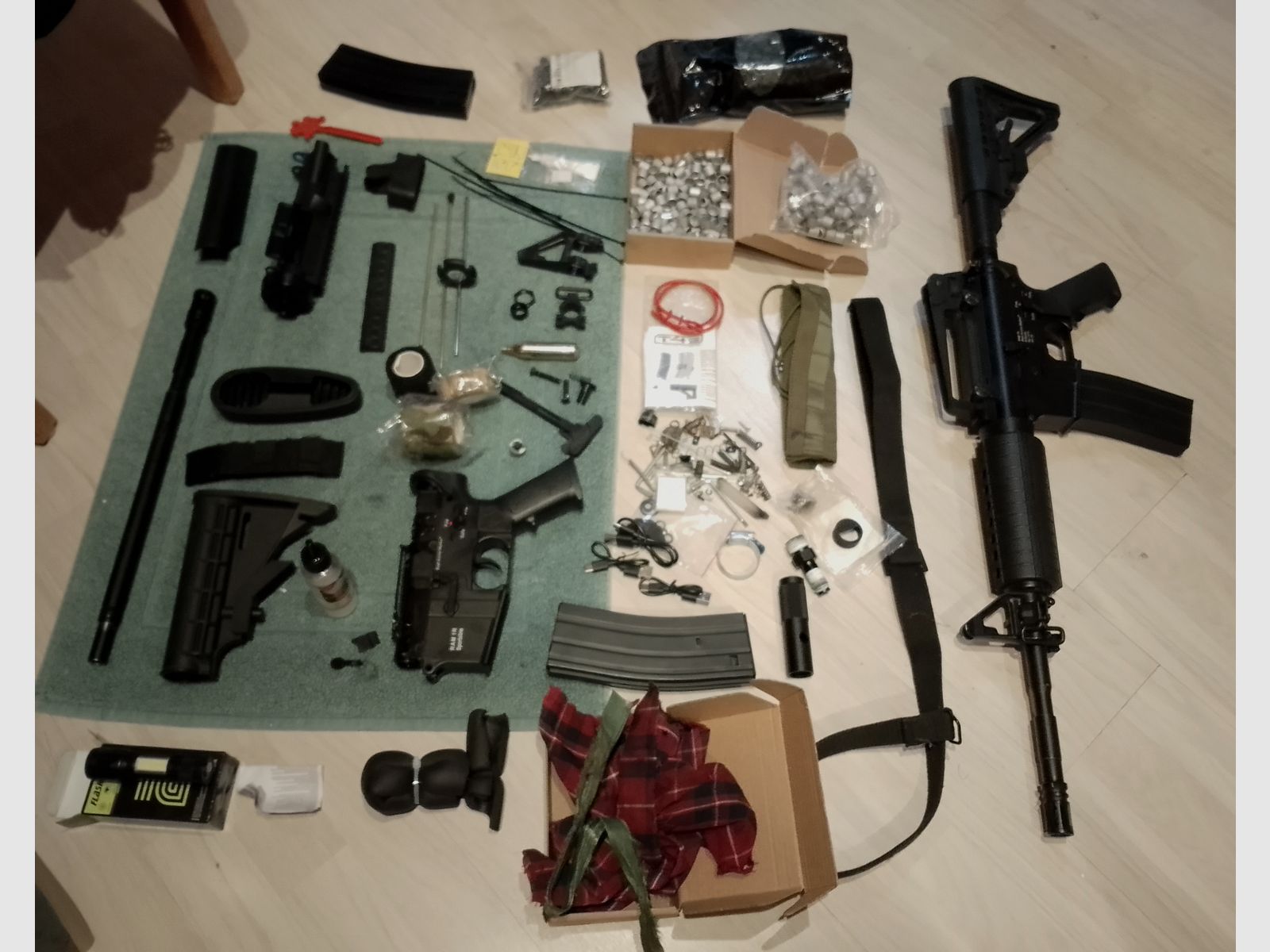 Letzte Chance! 2  .43 RAM Makierer Sturmgewehr 1R Gewehr Umarex CO2 Druckluft Set Sammlung Bastler Tausch inzahlungsnahme PCP Luftgewehr Pressluft Home Defense Festpreis 