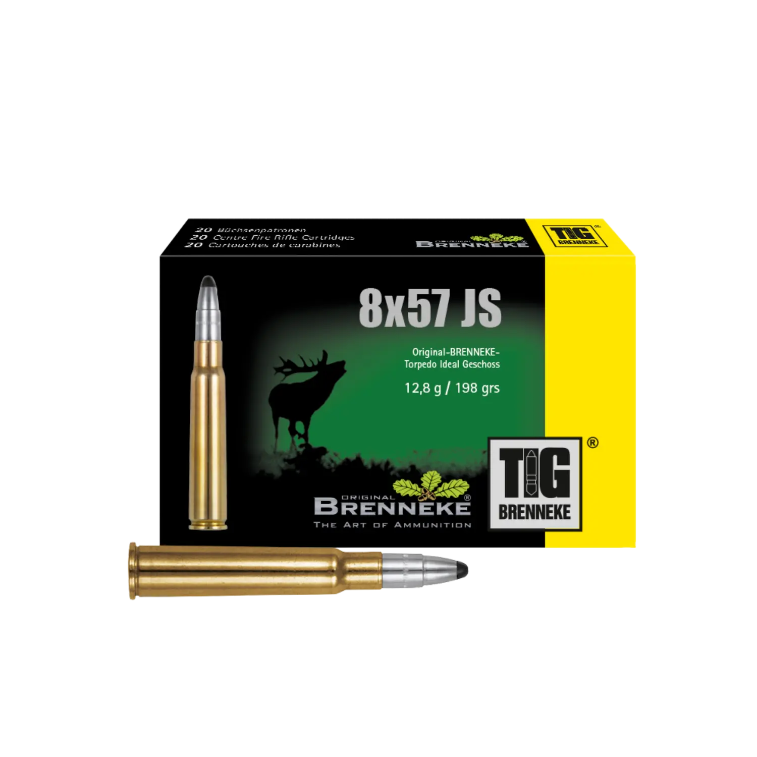 Brenneke 8x57JS TIG 198grs 20 colpi