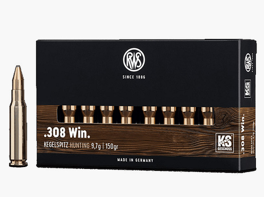 RWS .308Win Kegelspitz 9,7g - 150gr