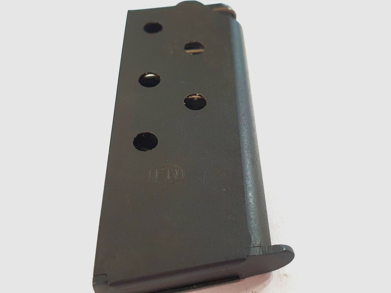 FN magazine for FN 1903 in 6.35mm, stamped with FN