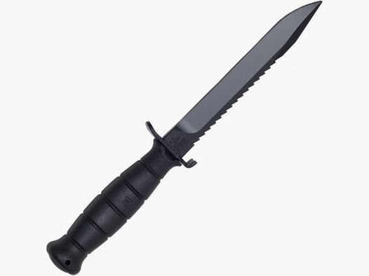Cuchillo de campo Glock original negro con sierra