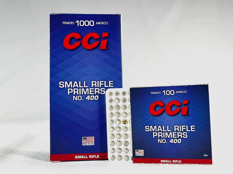 CCi Lange Geweer Primers *No. 400* STD Kleine Geweer 1 Verpakking (voor 1.000 schoten à €0,129*)