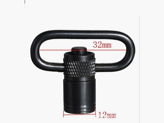 SLING WITH RING AND BUTTON FOR QUICK REMOVAL