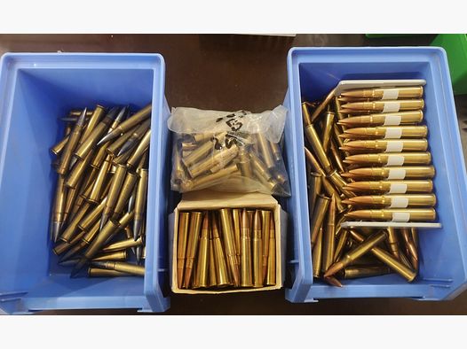 303 British 250 pcs. VMJ and 50 cases with primer