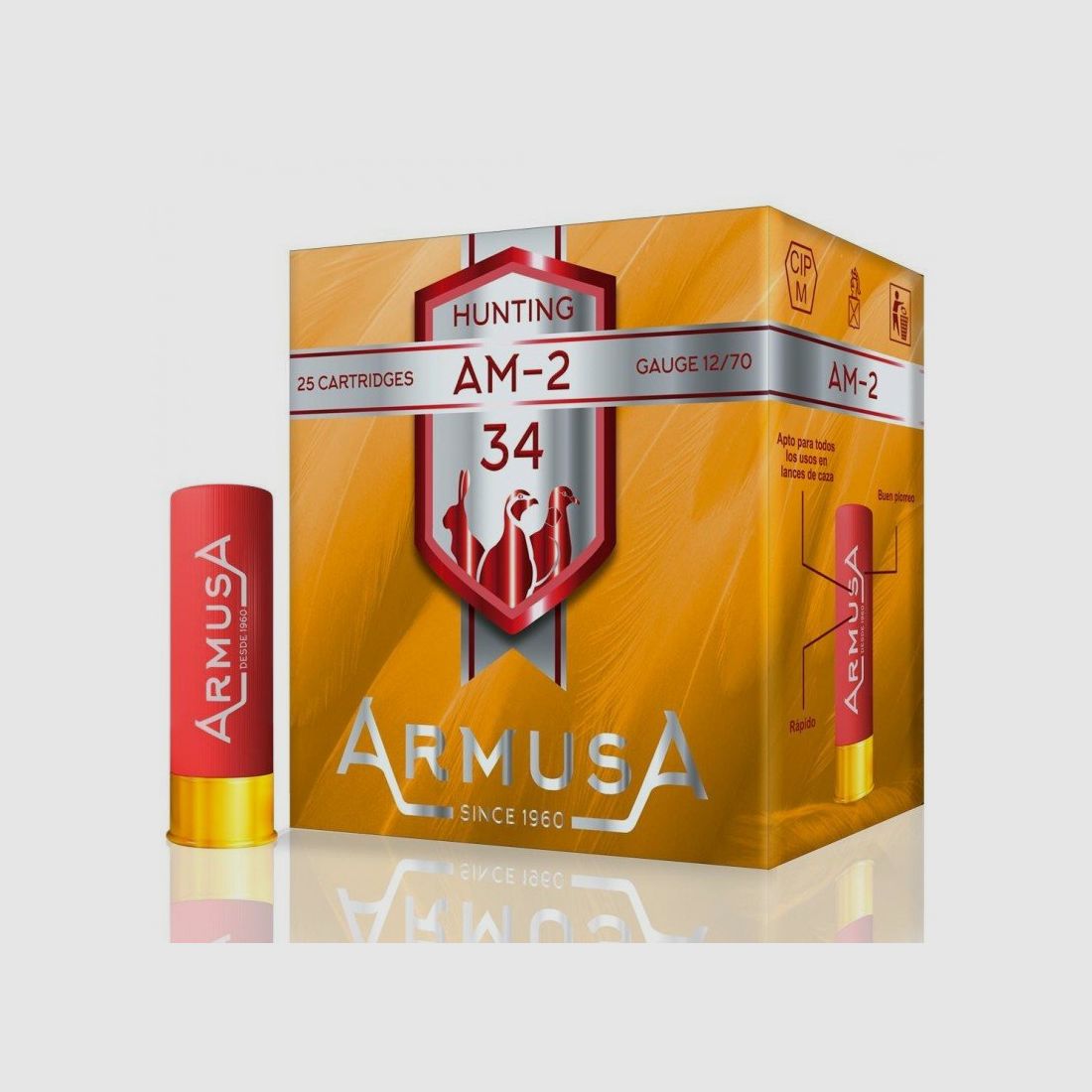 Armusa AM2 Flintenpatronen, 34 g