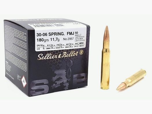 6x50 schoten .30-06 S&B 180gr FMJ