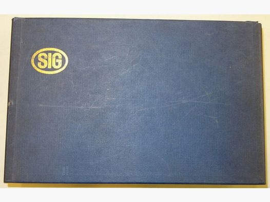 orginal SIG P220 Blau Etui/Verpackung/Schachtel/Box/Karton