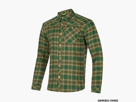 CAMICIA – LA SPORTIVA – RAMBLER FLANNER SHIRT M Forest/Lime Punch