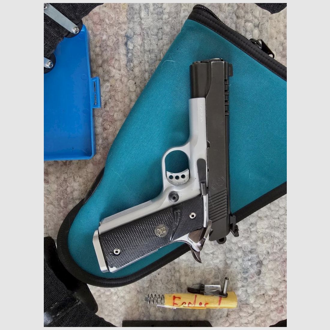 1911 Combat .45 ACP Afrique du Sud RSA ! Tuné. Inclus. Accessoires professionnels IPSC !