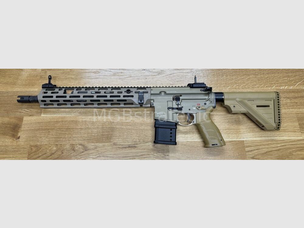 Heckler & Koch MR223 A3 Slim-Line 14,5" Lauf - M-LOK Handschutz halbautom. Büchse .223Rem - langer Handschutz M-LOK - viele weitere H&K Tuning Parts - ähnlich KSK G95K - zivile Version H&K G95K mit G95K Upgrades / HK416 H&K 416 / MR 223 A3