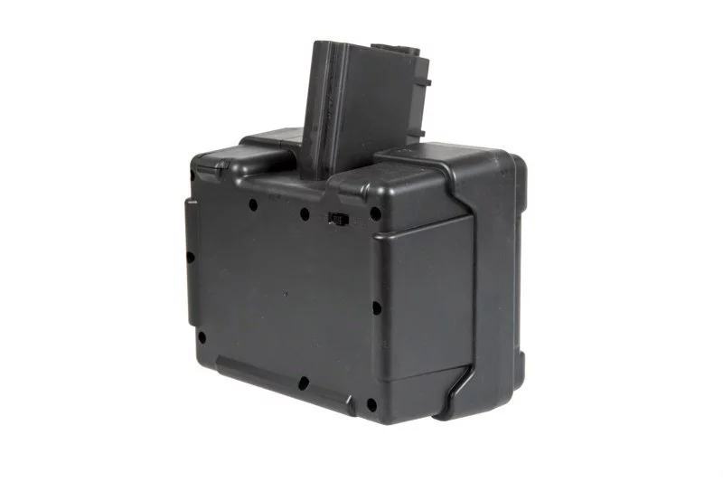 Elektrisches Boxmagazin mit 2000 Kugeln für M4-Repliken, Bild 6 von 8
