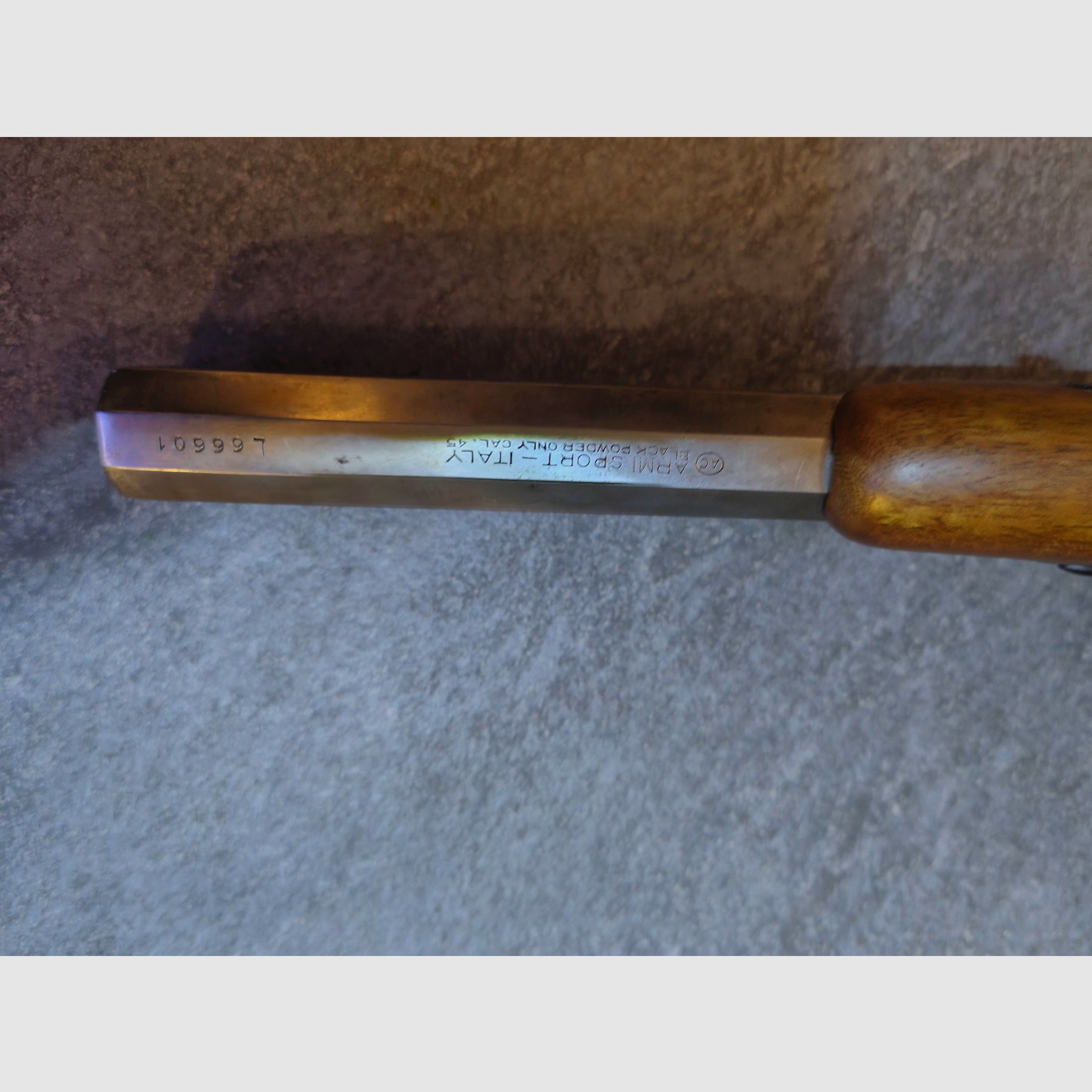 Vorderlader Perkussion "Le Page" Pistole  Cal. 45