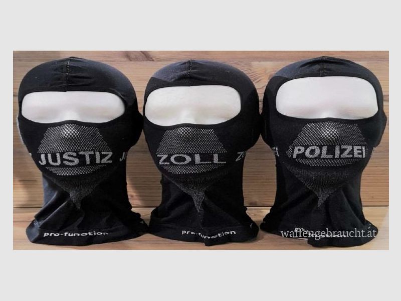Balaclava with inscription POLICE - JUSTICE - CUSTOMS, image 3 of 3