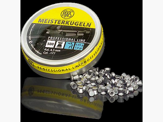 RWS Diabolos Meisterkugeln - Kal. 4,5 mm - 0,45g - 500 Stck.