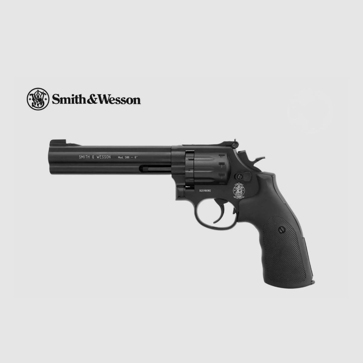 Smith & Wesson 586 Co2 Revolver - 6 Zoll brüniert 4,5 mm Diabolo, Bild 1 von 6