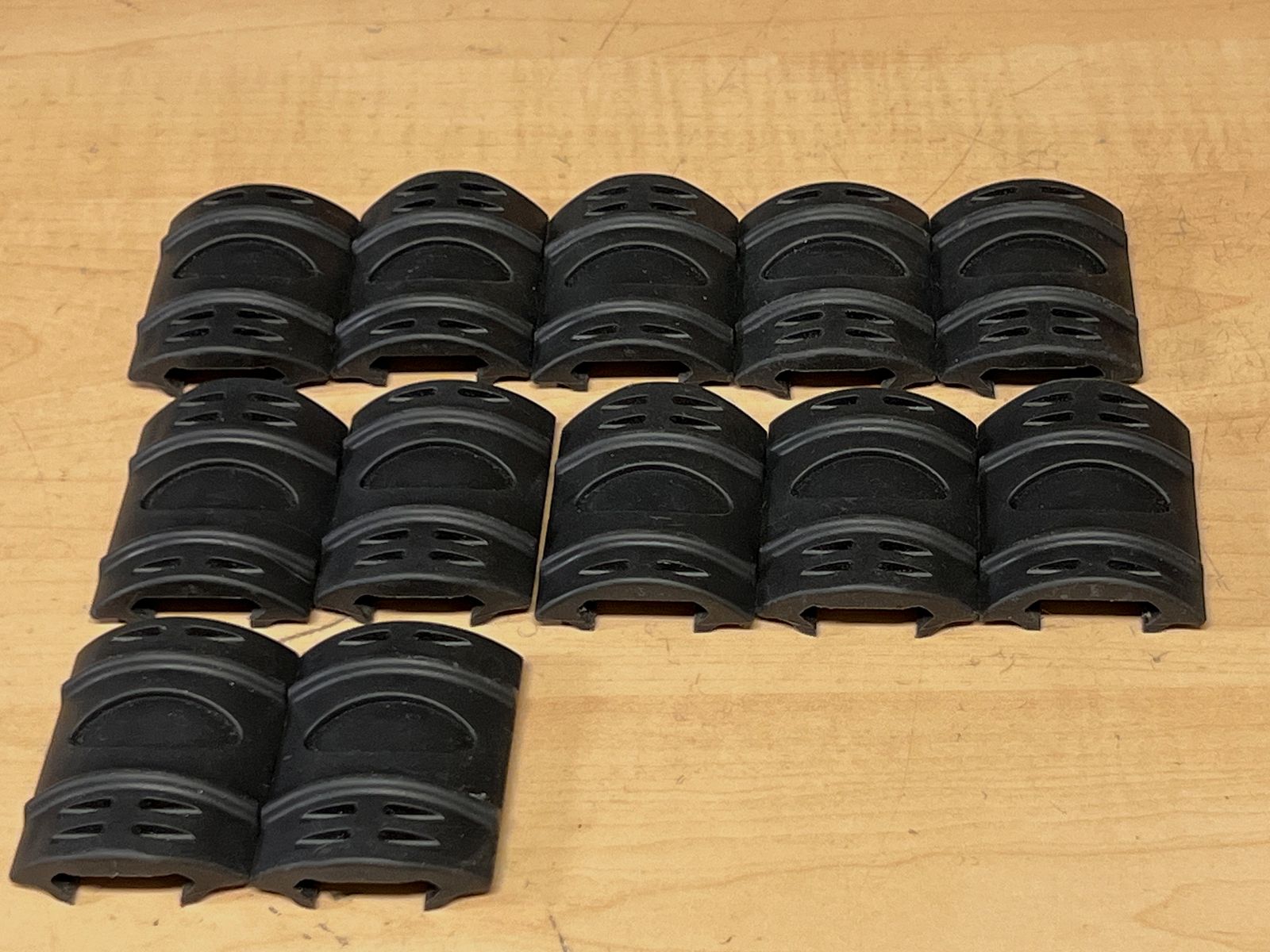 Picatinny small Rail Cover 12-piece set in black