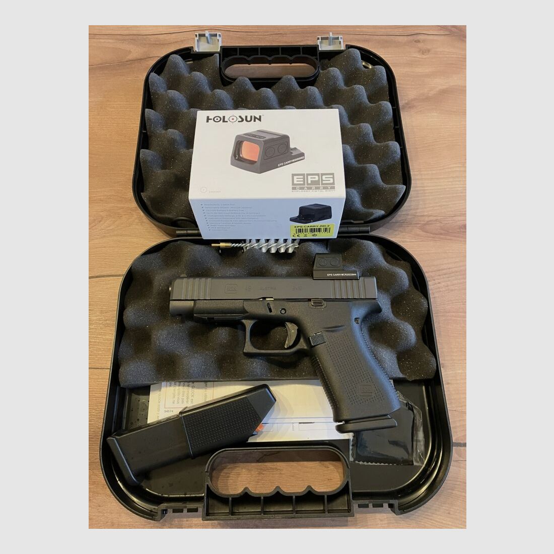 Glock 48 MOS inkl. Holosun Rotpunkt	 9mmLuger